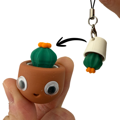 Cactus Pal Keychain