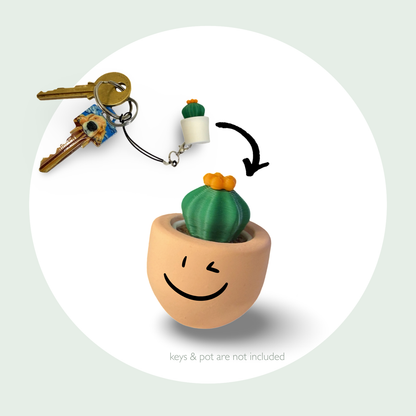 Cactus Pal Keychain